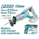 Total TRSLI2108 20V Cordless Reciprocating Saw – Heavy Duty Battery-Powered Cutting Tool for Wood, Metal & Construction Use