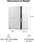 QNAP TS-233 2 Bay Affordable Desktop NAS with ARM Cortex-A55 Quad-core Processor and 2 GB DDR4 RAM
