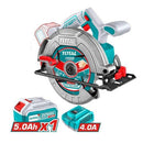 Total TSLI18513 20v 185mm Cordless Circular Saw – Heavy Duty Battery-Powered Wood Cutting Tool for DIY & Professional Use