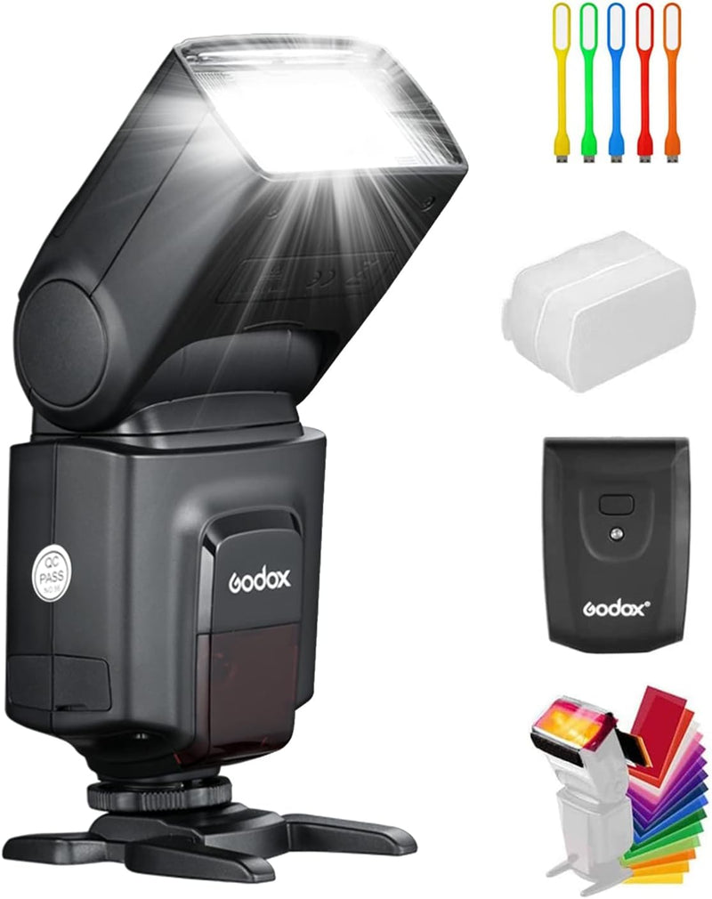 Godox TT560 Wireless 433MHz GN38 Camera Flash Speedlite Light with Built-in Receiver 