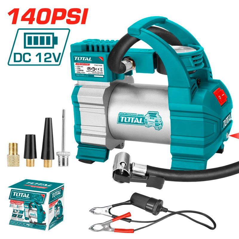 Total TTAC1406 Auto Air Compressor 12V