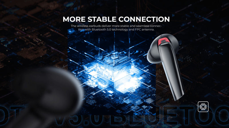 Havit TW929 Pro Wireless Bluetooth Earbuds, ENC Noise Cancelling HiFi Music With Low Latency Game Mode