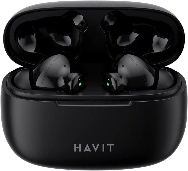 Havit TW967 Wireless Headphones, Noise Reduction Bluetooth 5.1 TWS Earbuds with Touch control Super Low Latency, Hi-Fi Bass Boost Driver 