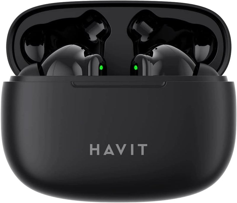 Havit TW967 Wireless Headphones, Noise Reduction Bluetooth 5.1 TWS Earbuds with Touch control Super Low Latency, Hi-Fi Bass Boost Driver 