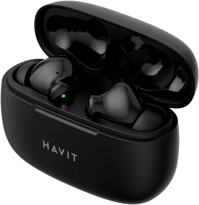Havit TW967 Wireless Headphones, Noise Reduction Bluetooth 5.1 TWS Earbuds with Touch control Super Low Latency, Hi-Fi Bass Boost Driver 