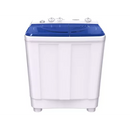 Tornado TWH-Z10DNE-W 10Kg Washing Machine – Half Automatic Twin Tub Washer with Washing & Drying Tubs, Standard and Strong Wash Programs, Energy-Efficient Home Laundry Appliance