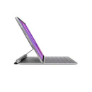 Lenovo TB361ZU tablet standing on kickstand with magnetic keyboard attached