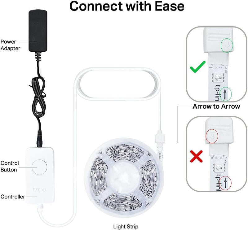TP-Link Tapo L900-5 Smart Wi-Fi LED Light Strips 5M