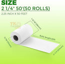 TK Thermal Rolls 57mm x 40mm (50 Pieces per box)