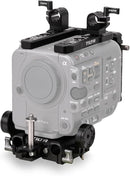Tilta camera cage components highlighted on Sony FX6 camera body