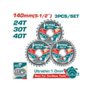 Total TAC236165 Ultra-thin TCT Saw Blade Set Size: 165mm(6-1/2")