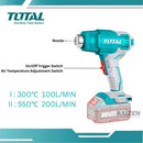 Total TBLI2002 20V, Li-ion Cordless heat gun