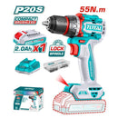 Total TDLI205582 Compact Brushless Cordless Drill 