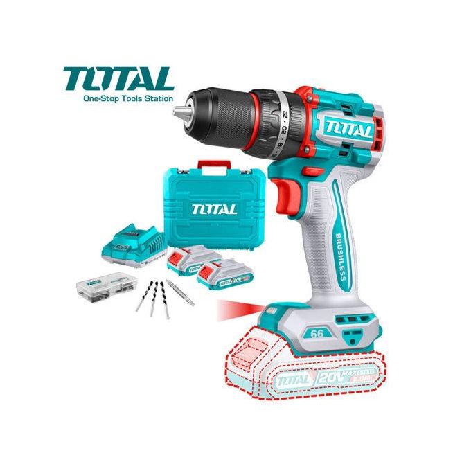 Total TIDLI20668 Compact Brushless Cordless Impact Drill
