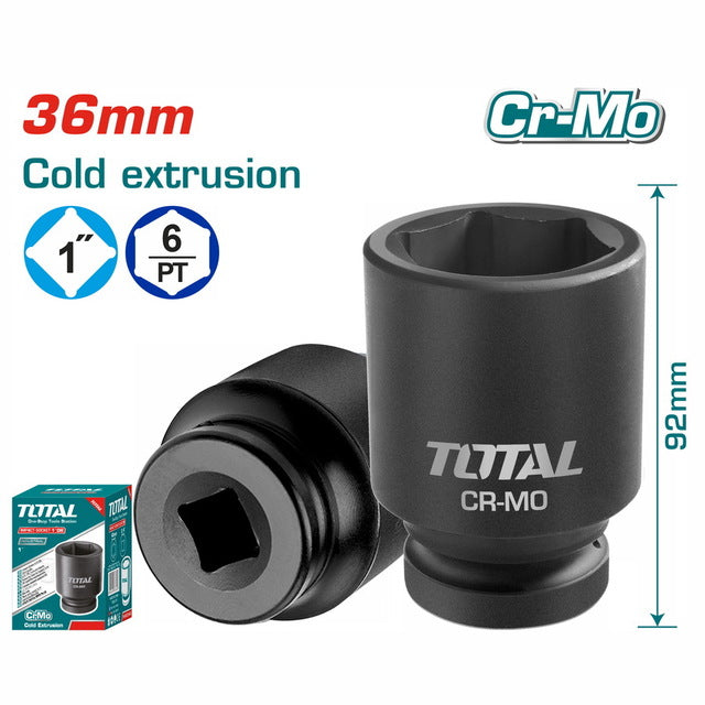 Total THHISD0136L 1-inch DR. Impact socket 36cm