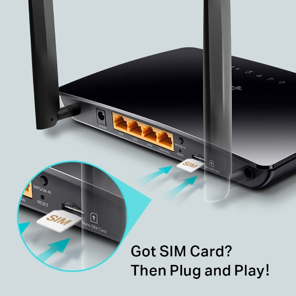 Tp-link Archer Mr202 AC750 Wireless Dual Band 4G LTE Router