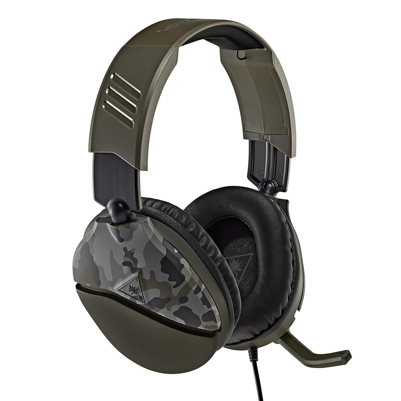 Turtle Beach Recon 70 Green Camo Gaming Headset(TBS-6455-02) for PS5, PS4, Xbox Series X| S, Xbox One, Nintendo Switch, Mobile, PC with