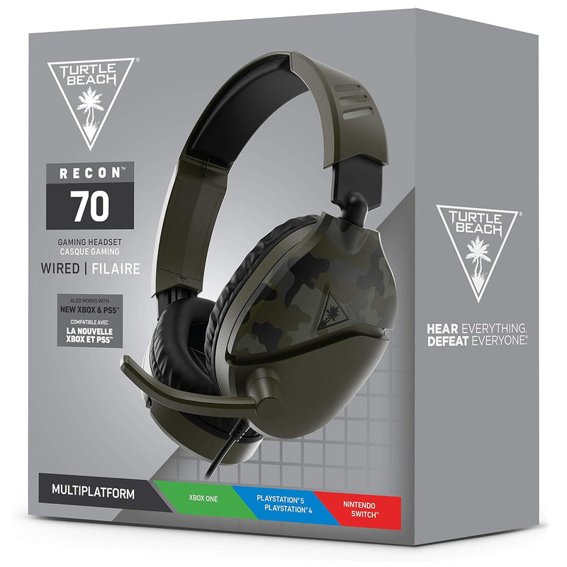 Turtle Xbox Box One Headset Turtle Beach Recon 70 Green Camo