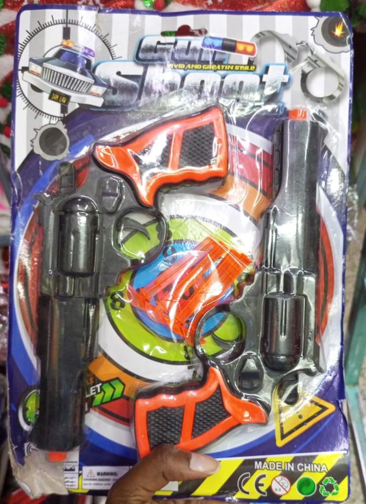 Two Guns Play Toy Set for Kids