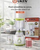 Uken UB-902 1.5L Blender – Powerful Motor, Easy-to-Use Controls, Perfect for Smoothies, Juices & Everyday Home, Office, or Commercial Use