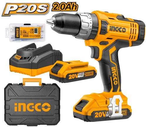 Ingco CDLI2003 LI-IonCordless Drill 20V