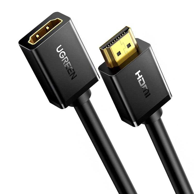  UGREEN HD107 HDMI Male To Female Extension Cable 1080P 3D for Projector - 1 Meter (UG-10141)