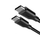 UGREEN US286 USB-C 2.0 Male to Male 3A Cable 2m UG-10306 – Fast Charging Data Sync Cable, Black