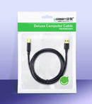 UGREEN US135 USB-A 2.0 AM to BM Printer Cable 1.5m (UG-10350) – High-Speed USB 2.0 Type-A Male to Type-B Male Print Cable