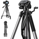 UGREEN LP661 Professional Tripod for Phone & Camera UG-15187 – Adjustable 360° Rotation, Stable Aluminum Stand with Phone Holder & Remote 