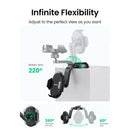 UGREEN LP405 Waterfall-Shaped Suction Cup Phone Mount UG-20473 – Adjustable Dashboard & Windshield Car Holder for Smartphones