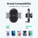 UGREEN LP405 Waterfall-Shaped Suction Cup Phone Mount UG-20473 – Adjustable Dashboard & Windshield Car Holder for Smartphones