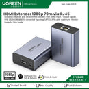 UGREEN CM455 70m HDMI Extender UG-20519EU – Long-Range 4K HDMI Signal Booster for TV, Projector & Monitor
