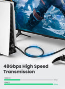 UGREEN HD171 3m HDMI 2.1 8K Male to Male Cable UG-25911 – Ultra High Speed 48Gbps, 8K@60Hz & 4K@120Hz HDR HDMI Cord for TV, Gaming & Home Theater