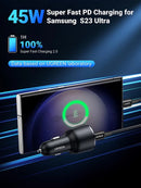 UGREEN EC701 63W 2-Port Fast Car Charger UG-35023 – Quick Charging USB-C & USB-A Adapter for Cars