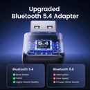 UGREEN CM748 USB-A Bluetooth 5.4 Adapter UG-35058 – Wireless Dongle for PC & Laptop, Stable High-Speed Connection