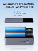 UGREEN PB722 25000mAh 200W Fast Charging Power Bank UG-35525B – High-Capacity Portable Charger with PD & QC for Laptops, Phones & Tablets