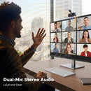 UGREEN CM778 USB 2K Webcam UG-35626 – 2K QHD 2560x1440, Built-in Microphone, Autofocus, USB 2.0 Plug & Play 