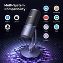 UGREEN CM769 Desktop USB Microphone UG-35629 – Cardioid Condenser, Plug & Play, Noise Reduction, Adjustable Stand Professional Streaming & Podcast Microphone