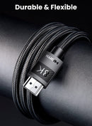 UGREEN HD150 5m HDMI 2.1 8K Braided Cable Male to Male UG-40182 – Ultra HD High-Speed HDMI for TV, Monitor & Projector