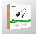 UGREEN MD112 Mini DisplayPort to HDMI Female Converter 4K UG-40360 – High-Resolution Video Adapter for PC, Laptop & Mac