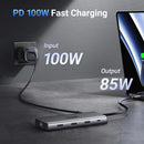 UGREEN CM639 10-in-1 USB-C Multifunction Adapter UG-45380 – Fast Data, HDMI, SD/TF Card, Ethernet & Power Delivery All-in-One Connectivity Solution 