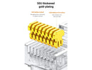 UGREEN NW111 Cat6 FTP RJ45 Modular Plugs 100-Pack UG-50248 – Shielded Ethernet Connectors for Solid & Stranded Cable, High-Speed Network Crimp Terminals