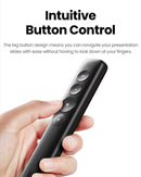 UGREEN LP479 Wireless Presenter UG-50654 – with Red Laser Pointer, USB 2.4GHz Remote Control, Plug & Play Presentation Clicker for PowerPoint & Keynote