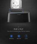 UGREEN CM198 USB 3.0 to SATA Dual-Bay Hard Drive Docking Station UG-50857 – Fast Data Transfer for 2.5” & 3.5” HDD/SSD
