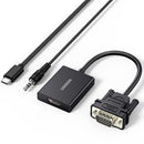 UGREEN CM513 VGA to HDMI Adapter UG-50945 – High-Definition Video & Audio Converter for PC, Laptop & Projector