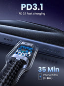 UGREEN L532 2m 240W USB-C to USB-C PD Fast Charging Cable UG-65908 – Max High-Speed Power Delivery