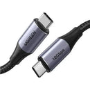 UGREEN US355 100W USB-C 3.1 Gen2 Male-to-Male 5A Data Cable 1m UG-80150  – Fast Charging & 4K@60Hz Video Transmission