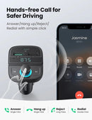 UGREEN CD229 Bluetooth Car Charger with PD, QC3.0, USB & TF Card UG-80910 – 5.0 Bluetooth Car Kit