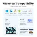 UGREEN MU105 2.4G Wireless Mouse UG-90550 – Ergonomic, Silent Click, Long Battery Life for PC & Laptop