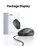 UGREEN MU007 Wired Mouse UG-90789 – Ergonomic USB Optical Mouse for Smooth Precision & Comfortable Everyday Use